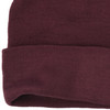 Damen Strickmütze mit kleinem Aufnäher 