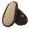 1 paar damesslippers met pluche-look 