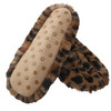 1 paar damesslippers met pluche-look 