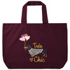 Katoenen Shopper met teckelmotief