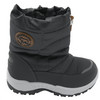 Winterlaarsjes voor baby's met ritssluiting donkergrijs