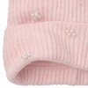 Mädchen Strickmütze mit Zierperlen