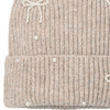 Mädchen Strickmütze mit Perlen-Applikation