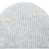 Mädchen Strickmütze mit Perlen-Applikation