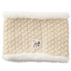 Baby Snood mit Zopfmuster creme