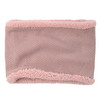 Babysnood met teddypluche roze