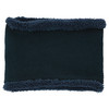 Babysnood met teddypluche donkerblauw