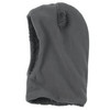 Baby-muts met masker van fleece donkergrijs