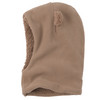 Baby-muts met masker van fleece bruin