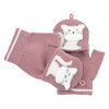 Mädchen Handschuhe mit Katzen-Motiv