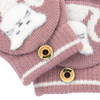 Mädchen Handschuhe mit Katzen-Motiv