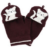 Mädchen Handschuhe mit Katzen-Motiv