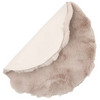 Sitzfell in rundem Design