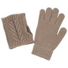 Mädchen Handschuhe und Stulpen im Set