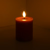 LED Wachskerze mit Flammeneffekt