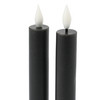 2 LED Stabkerzen mit Flammeneffekt