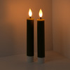 2 LED Stabkerzen mit Flammeneffekt