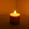 Kleine LED Wachskerze mit Flammeneffekt