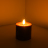 Kleine LED Wachskerze mit Flammeneffekt