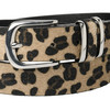 Damesriem met luipaardprint