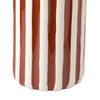 Vase mit Streifen