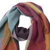 Dames sjaal met crêpe-look