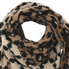 Damen Dreieckschal mit Leo-Muster