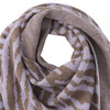 Damen Winterschal mit Zebra-Muster