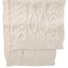 Damen Winterschal mit Zopfmuster