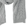 Damen Winterschal mit Zopfmuster