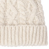 Damen Strickmütze mit Zopfmuster