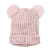 Wintermuts voor meisjes met 2 pompons
