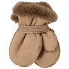 Baby Fäustlinge in Veloursleder-Optik