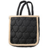 Damen Tasche mit Kunstfell schwarz