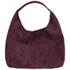 Damen Shopper in Leder-Optik dunkellila