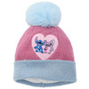 Stitch-breimuts met pompon