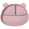 Silikon-Teller in Bären-Form rosa
