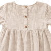 Mädchen Musselin-Kleid mit Teilungsnaht