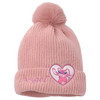 Stitch-breimuts met pompon