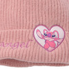Stitch-breimuts met pompon