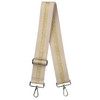 Schulterriemen mit goldfarbenem Streifen gold / creme