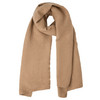 Damen  Winterschal in Crinkle-Optik hellbraun