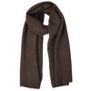 Damen  Winterschal in Crinkle-Optik braun