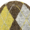 Damen Winterbeanie mit Rautenmuster