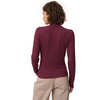 Damen Langarmshirt mit Rippstruktur