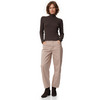 Damen Langarmshirt mit Rippstruktur