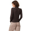 Damen Langarmshirt mit Rippstruktur