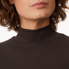 Damen Langarmshirt mit Rippstruktur