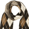 Damen Winterschal mit Rautenmuster