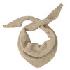 Damen Dreiecksschal mit Woll-Anteil beige